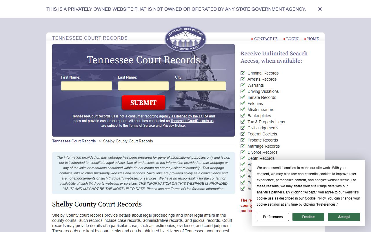Collierville Family Court Records local resource image