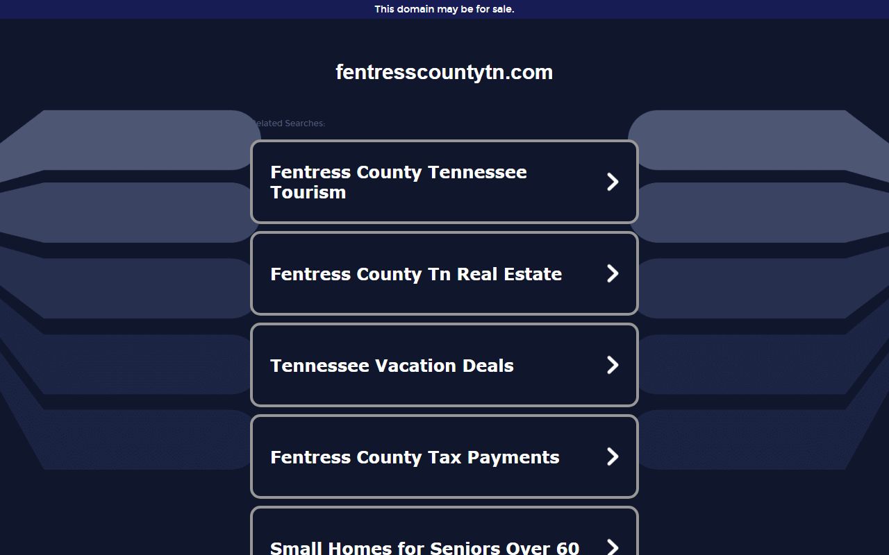 Fentress County Family Court Records resource from the county government site