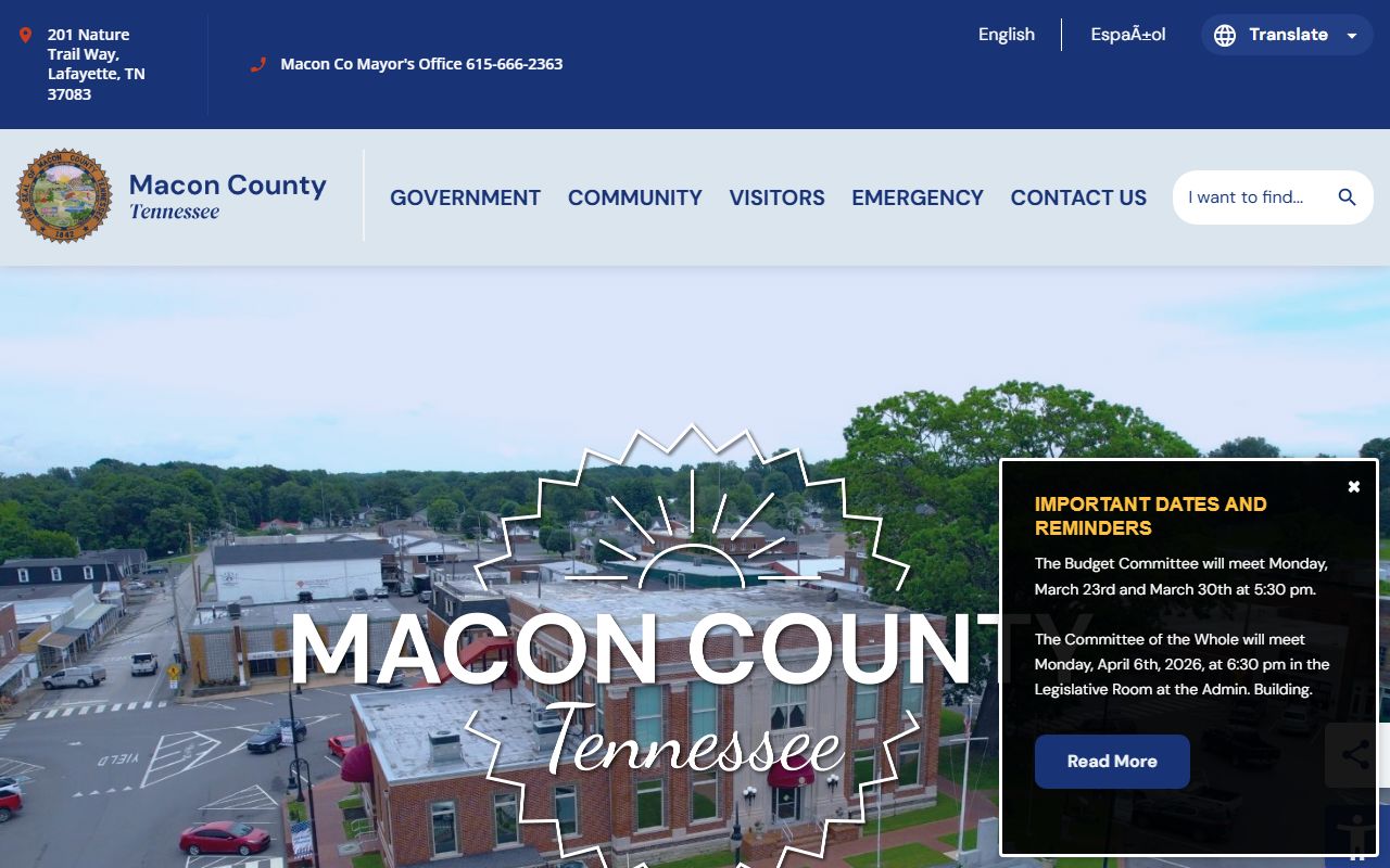 Macon County Family Court Records resource from Macon County government