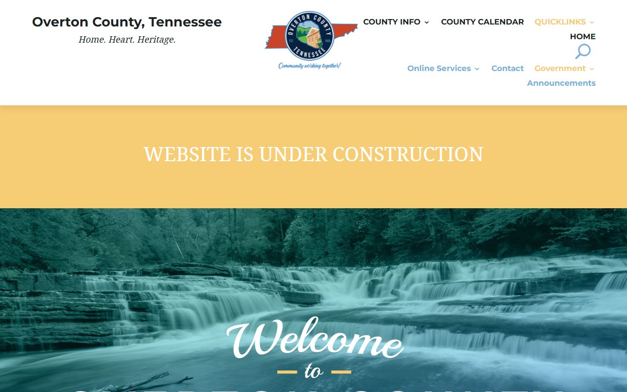 Overton County Family Court Records resource from the county government site