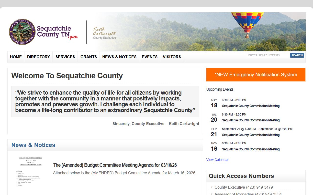 Sequatchie County Family Court Records resource from Sequatchie County government
