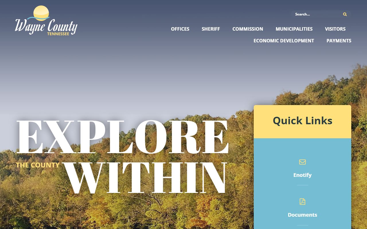 Wayne County Family Court Records resource from the county government site