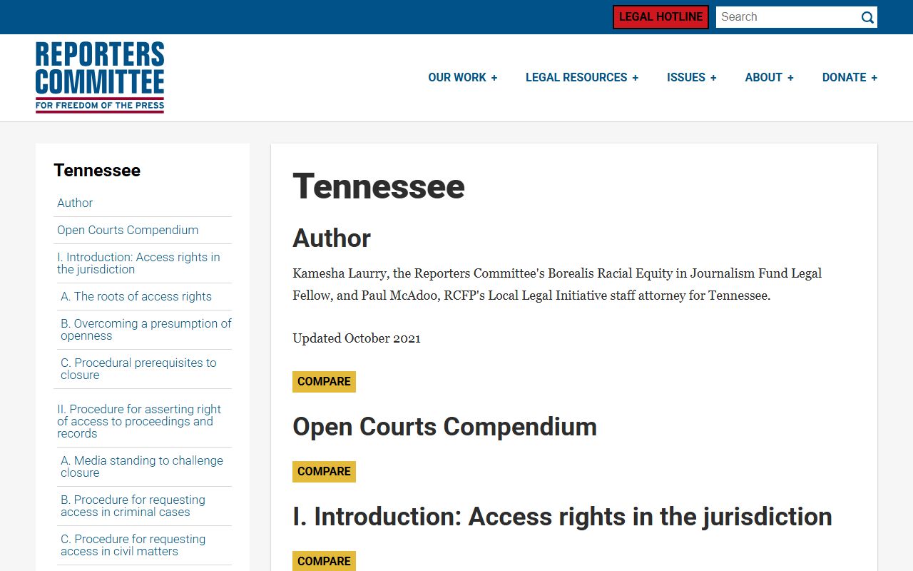 Tennessee Family Court Records public access guidance